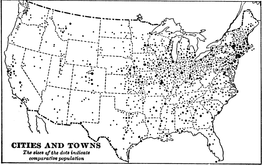 The United States - Cities and Towns
