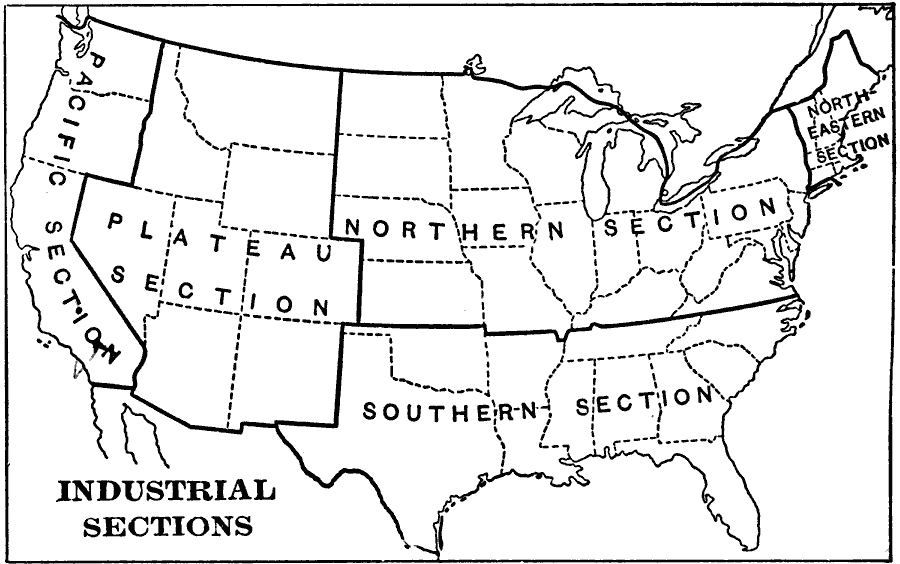 The United States - Industrial Sections
