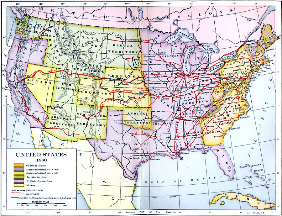 American Railroad Map