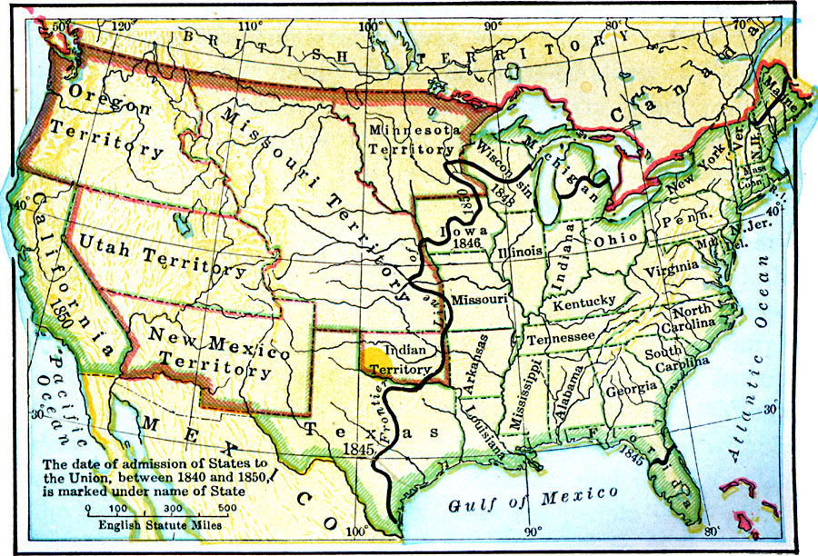 american map 1850        <h3 class=