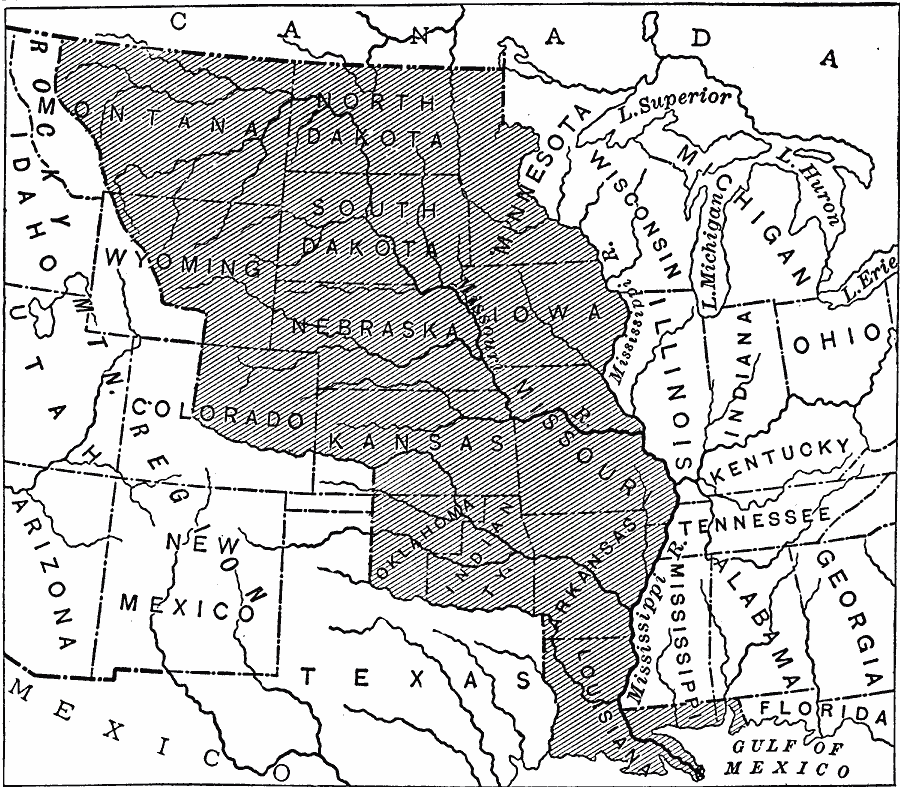 Louisiana Map — In The Reads