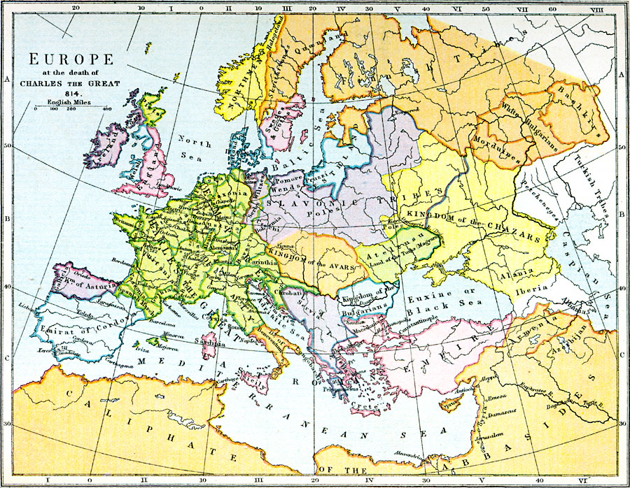 Europe at the Death of Charles the Great