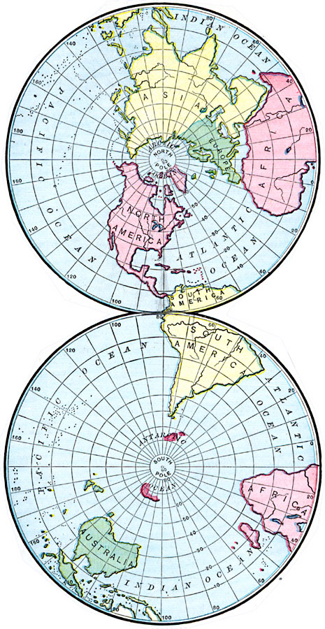 Northern and Southern Hemispheres