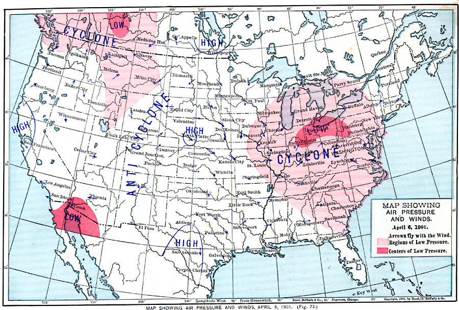 Air Pressure and Winds in the United States