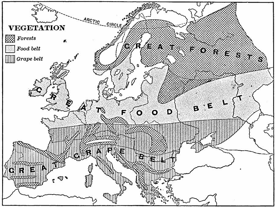 Vegetation Map of Europe
