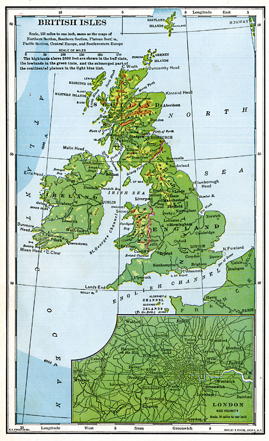 British Isles and London