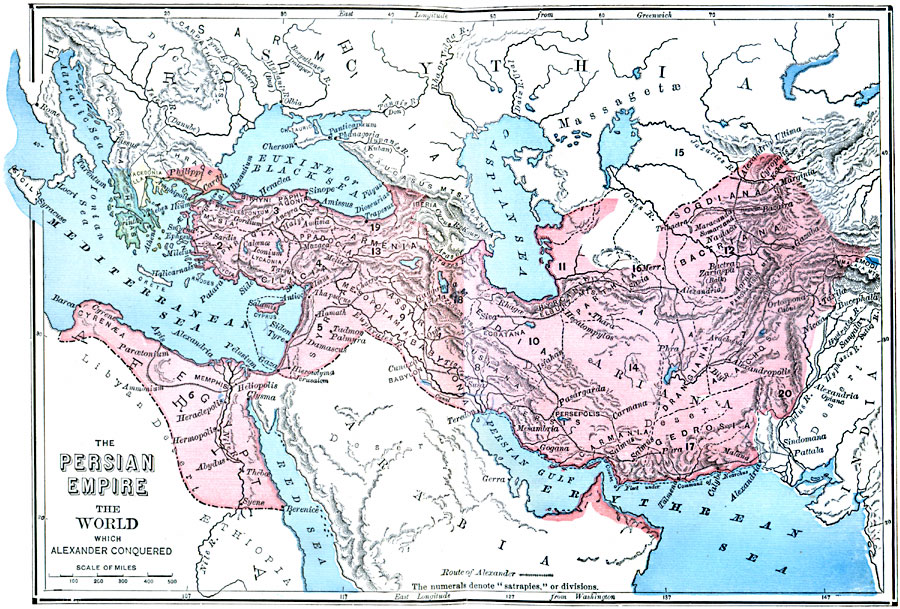 The Persian Empire prior to the Conquest by Alexander the Great