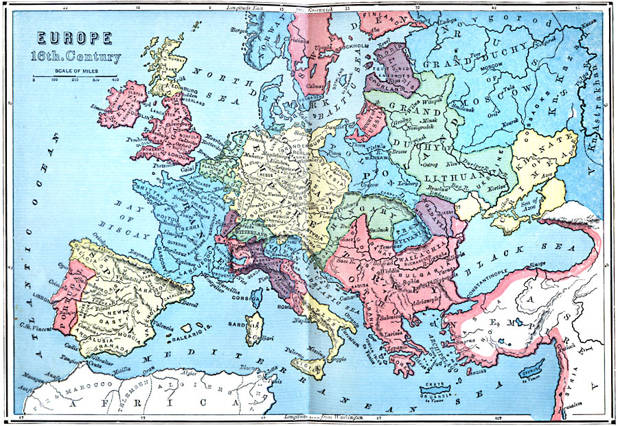 Europe At The Beginning Of Modern History