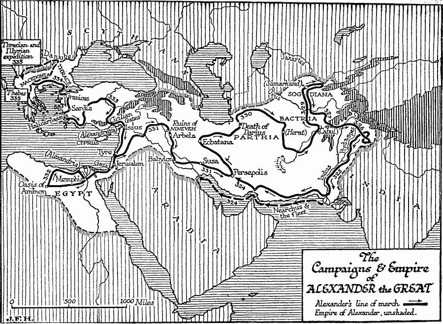 Campaigns and Empire of Alexander the Great