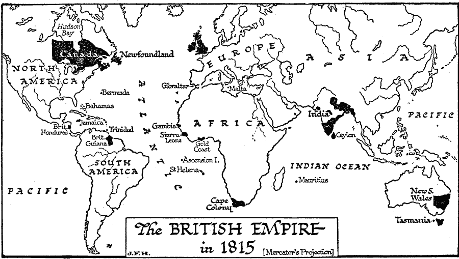 The British Empire in 1815