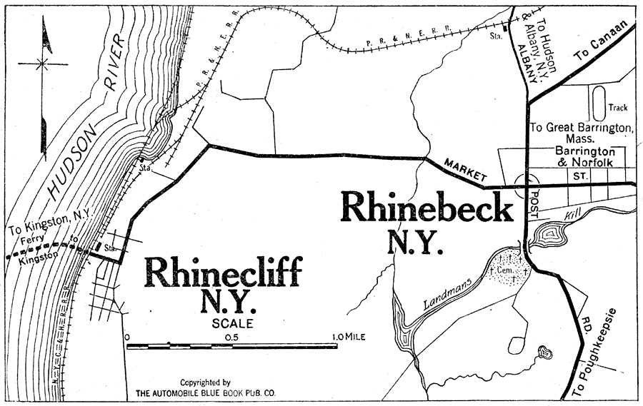 Rhinebeck and Rhinecliff, New York 