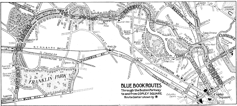 Boston Parkway Map