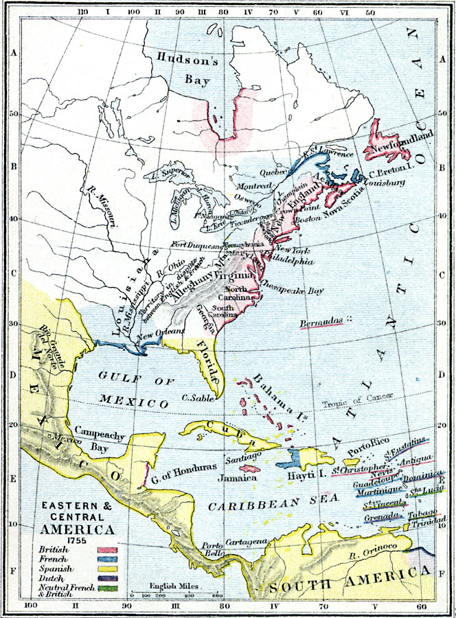 Eastern North America Caribbean And Central America