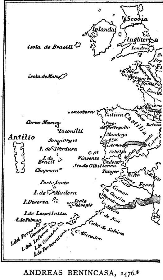 Benincasa Chart of the Atlantic