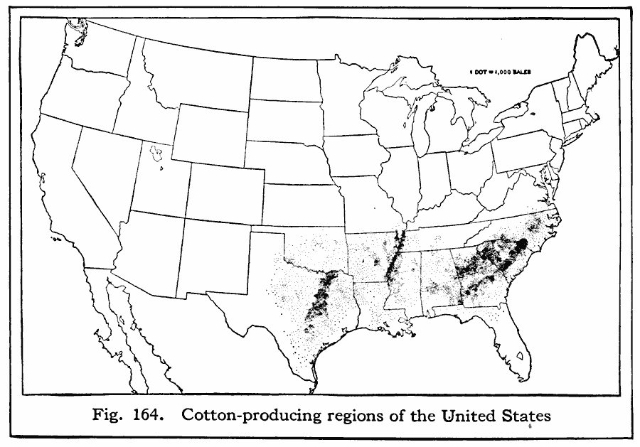 Cotton Producing Regions of the United States