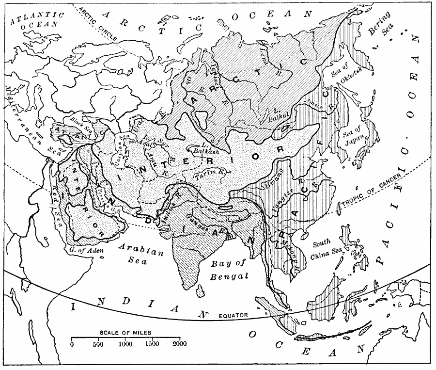 Drainage Basins of Asia
