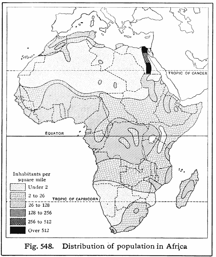 Population Density in Africa