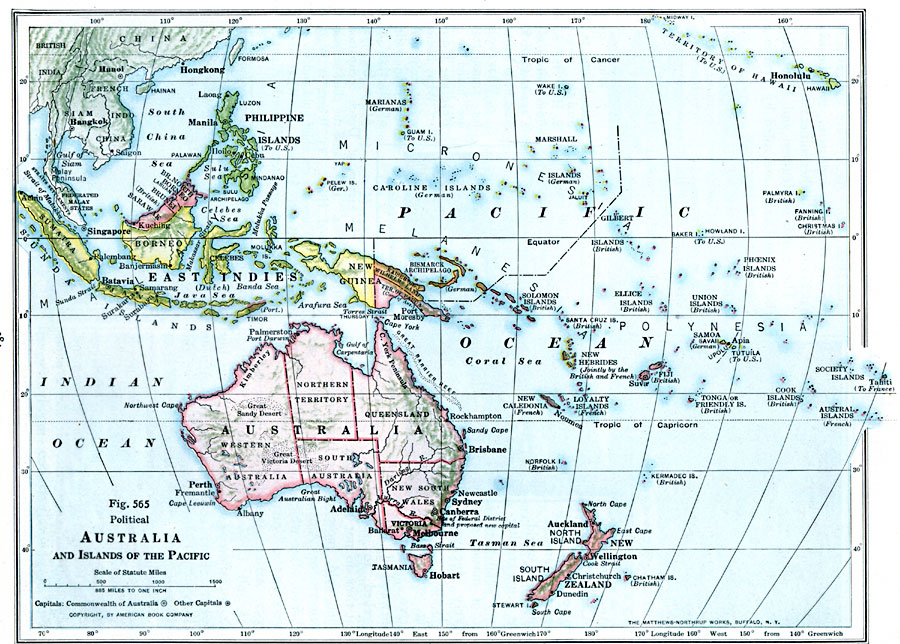 Australia and Islands of the Pacific
