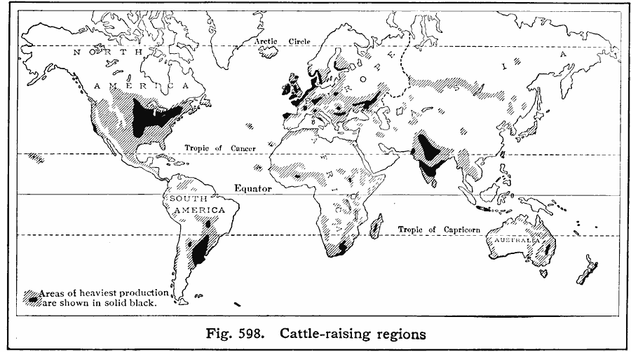 Cattle-Raising Regions of the World