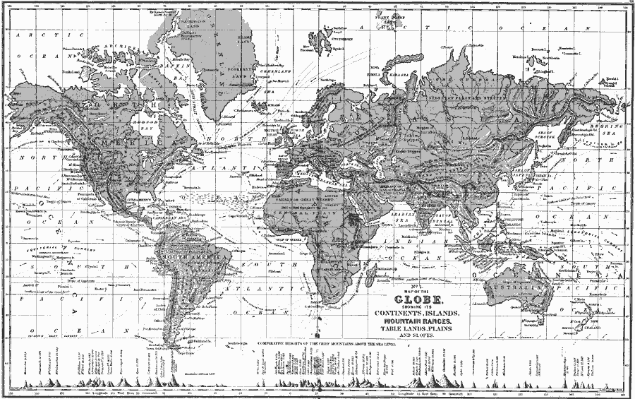 Map of the Globe