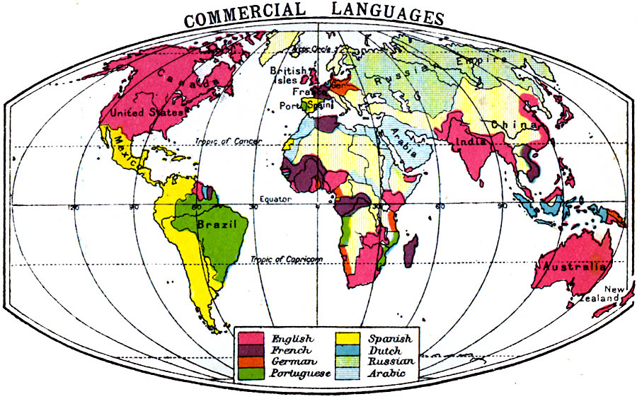 Commercial Languages of the World