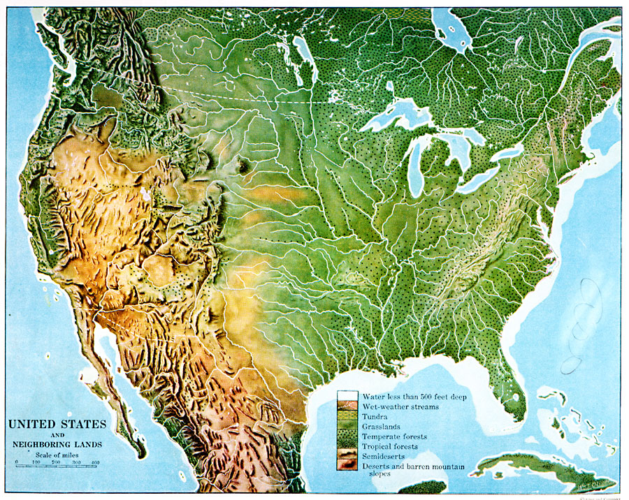 United States and Neighboring Lands