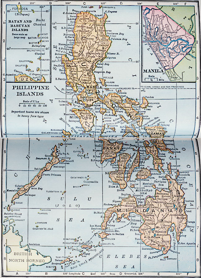 Philippine Map With Islands