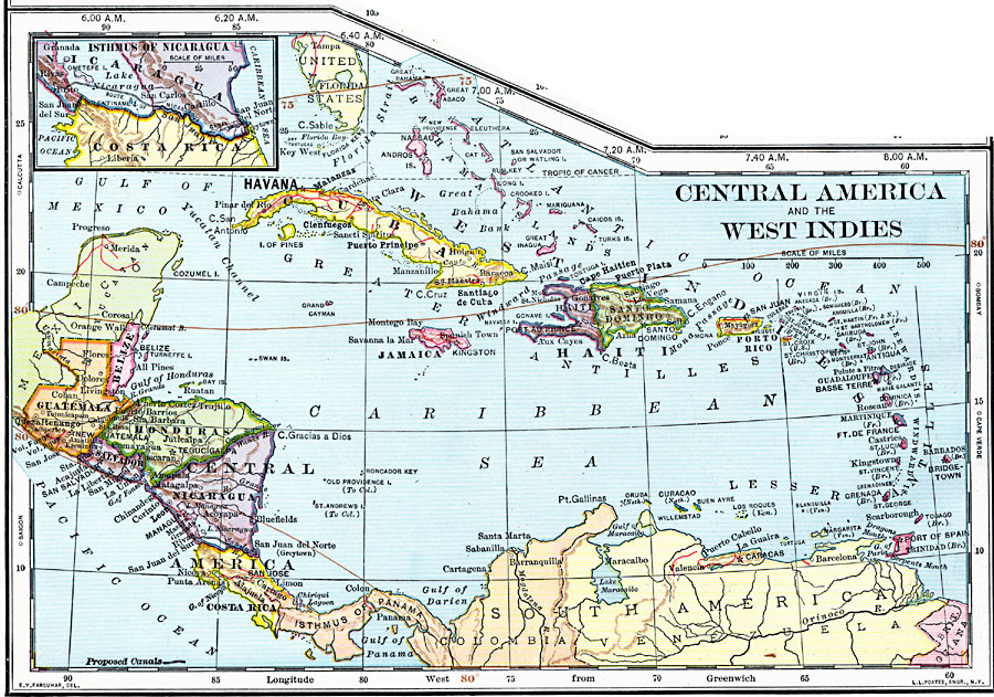Central America and the West Indies