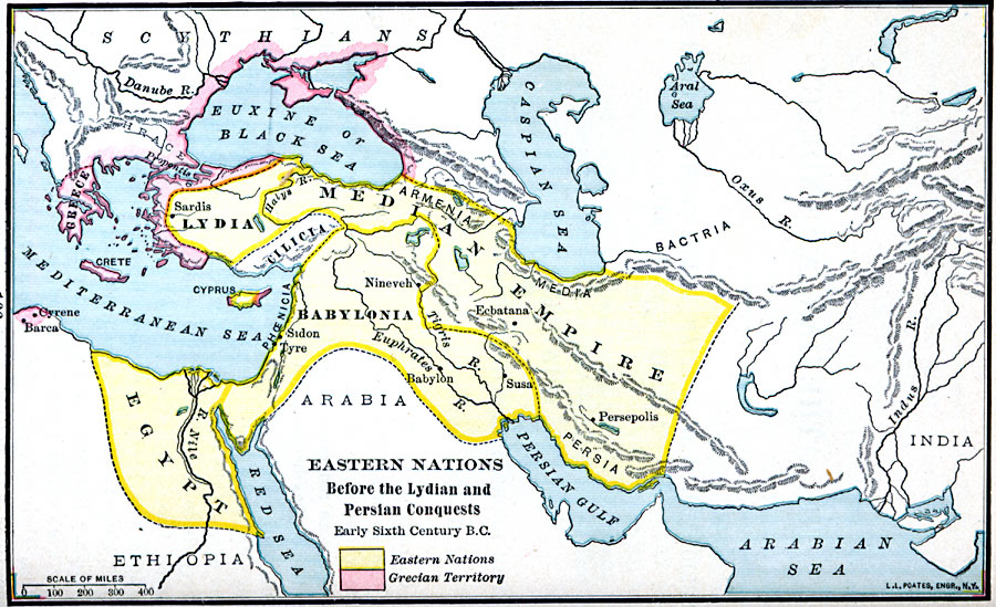 Eastern Nations Before the Lydian and Persian Conquests