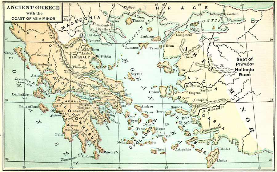 Ancient Asia Minor Map