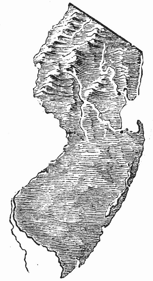 Relief of New Jersey