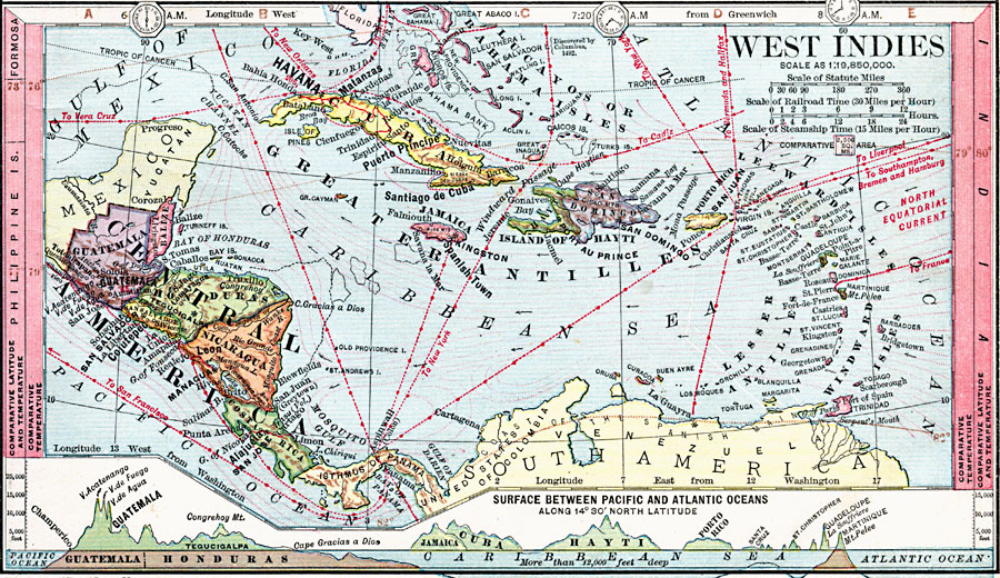 West Indies and Central America
