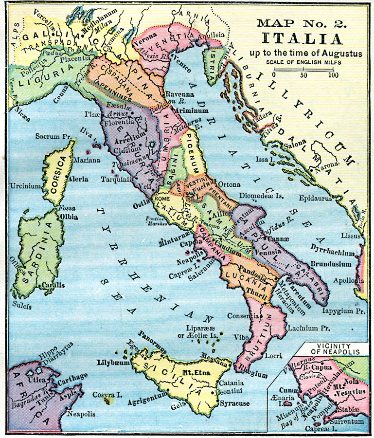 Italia Up to the Time of Augustus