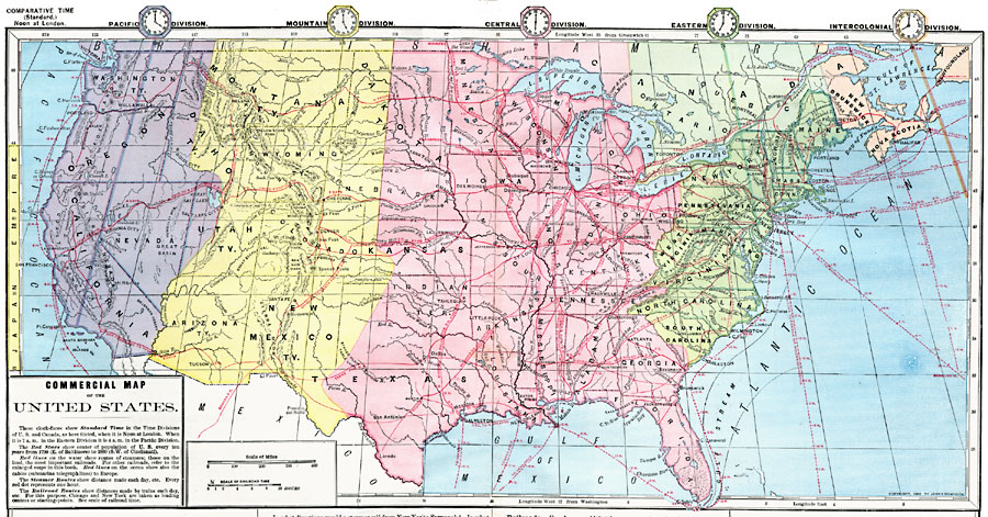 Commercial Map of the United States
