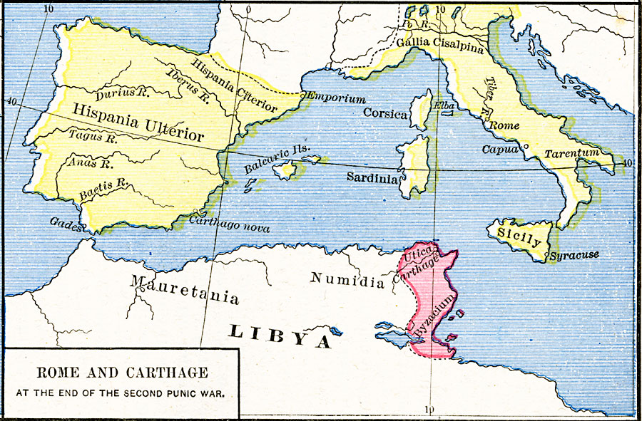 Rome and Carthage at the end of the Second Punic War