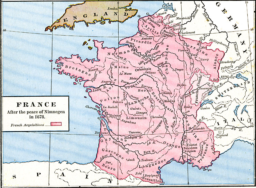 France after the peace of Nimnegan