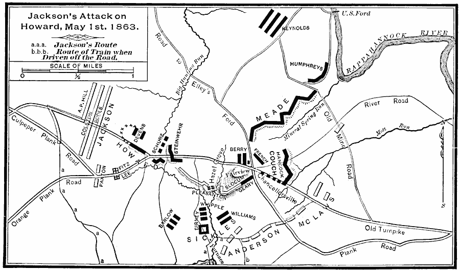 Jackson's Attack on Howard near Chancellorville