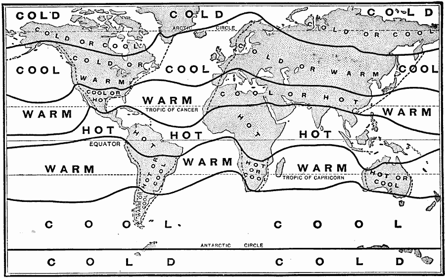 Heat Belts and Seasons of the World