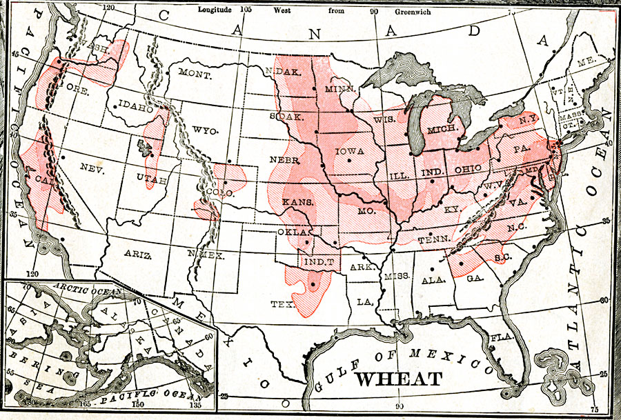 Wheat Producing Regions of the United States
