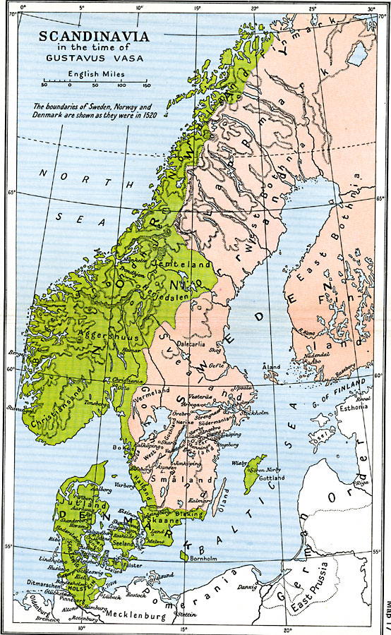 Scandinavia in the time of Gustavus Vasa