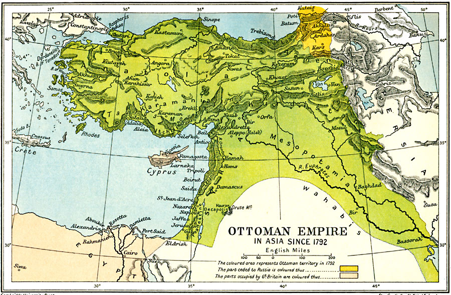 Ottoman Empire Largest Map