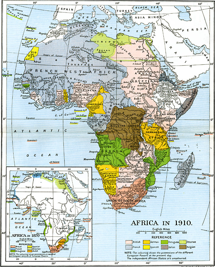 Map Of Africa 1910 The Colonization of Africa, 1870–1910