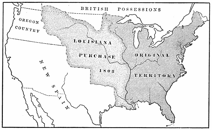 The Expansion Resulting from the Louisiana Purchase