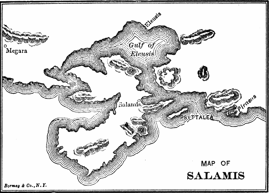 Map of Salamis