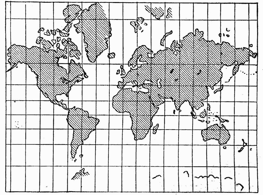Mercator's Projection of the World