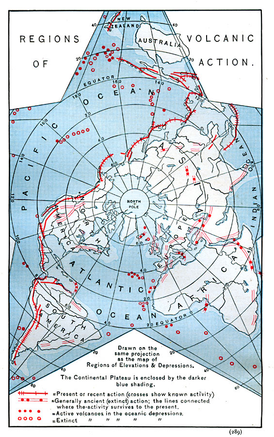 Regions of Volcanic Action