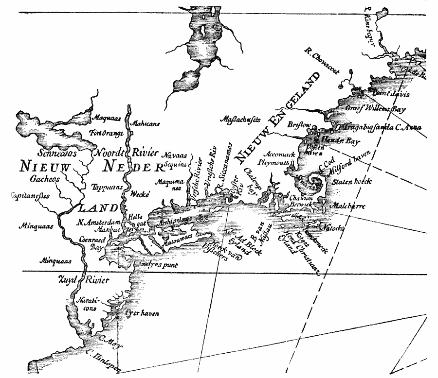 Part of De Laet's Map