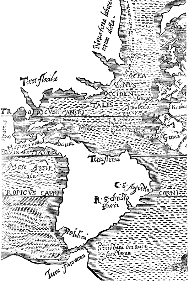 Thorne's Map of the New World