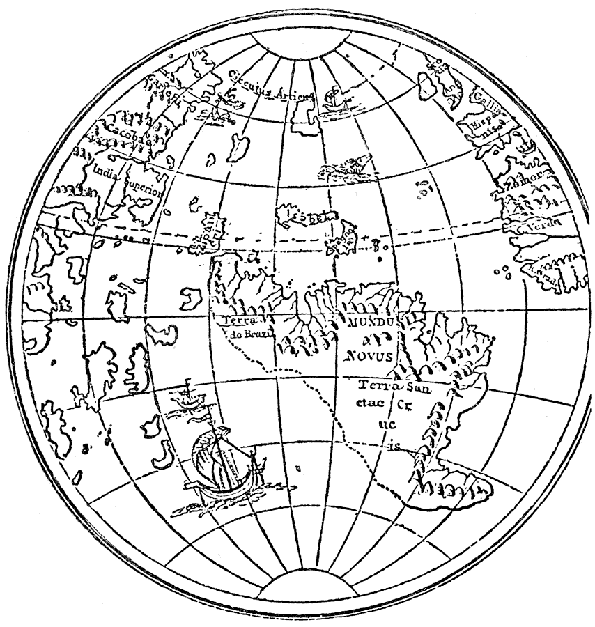 New World From Lenox Globe