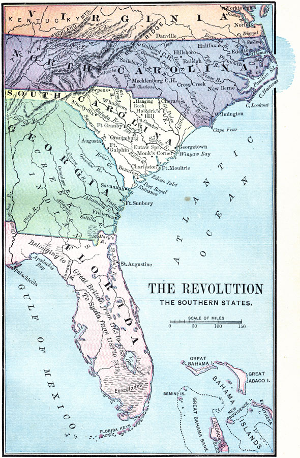 The Revolution in the Southern States